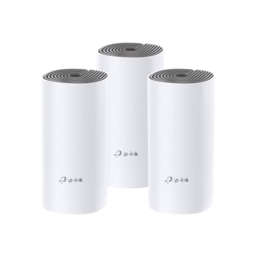 TP-Link Deco E4 - Wifi-system - Wi-Fi 5 - skrivbordsmodell Vit, Grå
