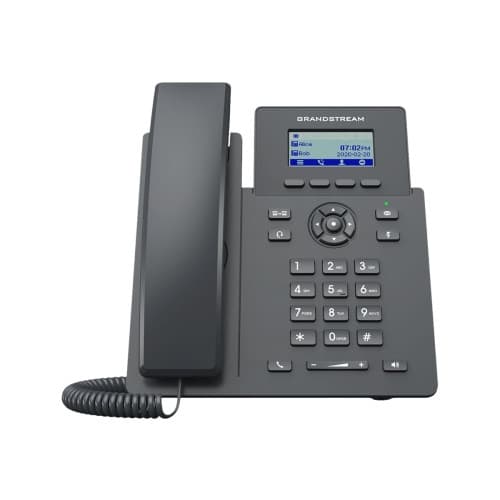 Grandstream GRP Series GRP2601P - VoIP-telefon - 5-vägs samtalsförmåg Svart