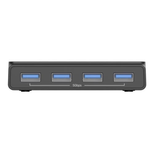 Unitek KVM Switcher - switch - 4 portar Svart