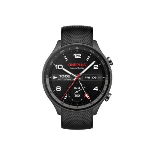 OnePlus Watch 2R - aluminiumlegering - smart klocka med rem - 32 GB - grå kanonmetall