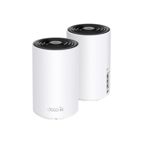 TP-Link Deco XE75 V1 - Wifi-system - Wi-Fi 6E - skrivbordsmodell Vit
