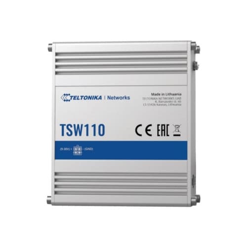 Teltonika TSW110 - switch - 5 portar - ohanterad Blå, Grå
