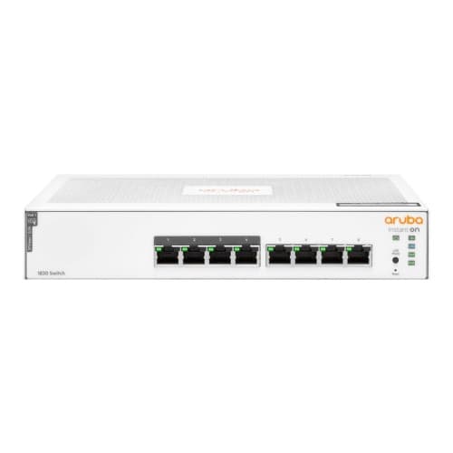 HPE Networking Instant On 1830 8G 4p Class4 PoE 65W Switch - switch - 8 portar - smart - rackmonterbar
