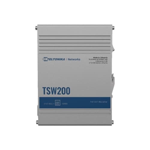 Teltonika TSW200 - switch - 8 portar - ohanterad Gjuten aluminium