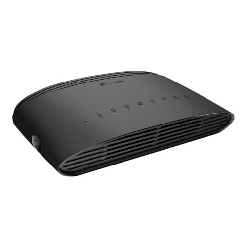D-Link DGS 1008D - switch - 8 portar - ohanterad Svart