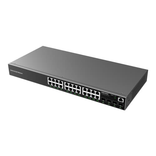 Grandstream GWN7803 - switch - 24 portar - Administrerad Svart