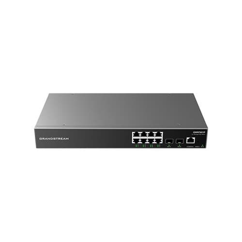Grandstream GWN7801 - switch - 8 portar - Administrerad - rackmonterbar Svart