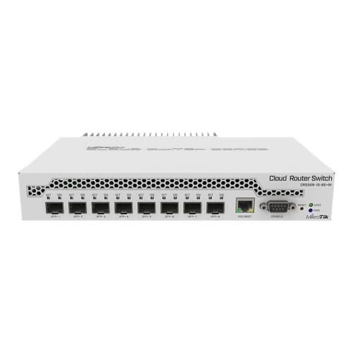 MikroTik Cloud Router Switch CRS309-1G-8S+IN - switch - 8 portar - Administrerad - rackmonterbar Vit