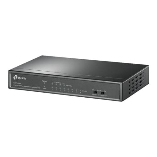 TP-Link TL-SF1008LP - V1 - switch - 8 portar - ohanterad Svart