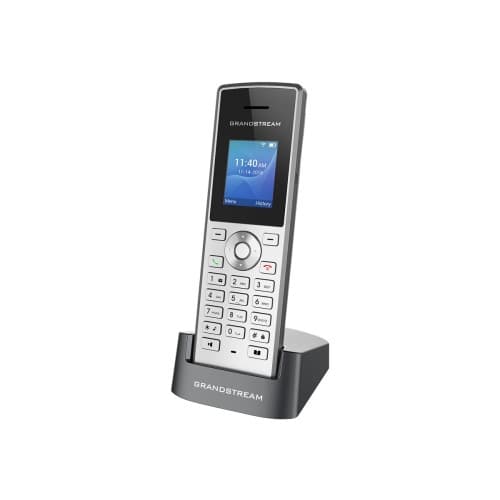 Grandstream WP810 - trådlös VoIP-telefon - 3-riktad samtalsförmåg Svart, Metallisk