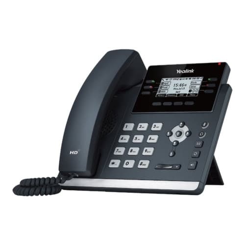 Yealink SIP-T42U - VoIP-telefon med nummerpresentation - 5-vägs samtalsförmåg Grå