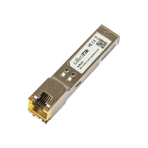 MikroTik S-RJ01 - SFP-sändar/mottagarmodul (mini-GBIC) - 1GbE, 100Mb LAN, 10Mb LAN