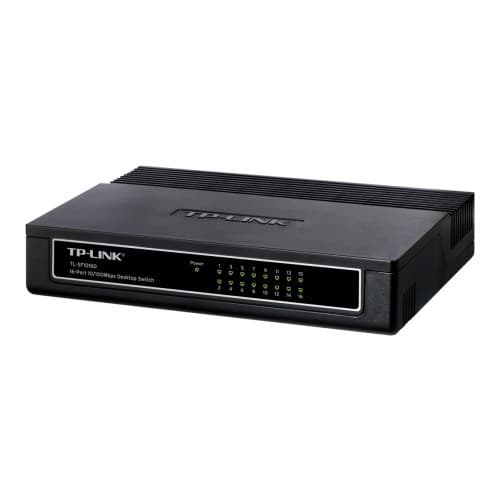 TP-Link TL-SF1016D 16-Port 10/100Mbps Desktop Switch - switch - 16 portar