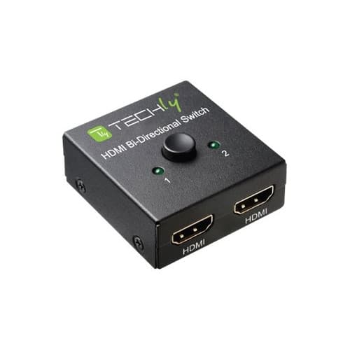 TECHly HDMI 4K 60Hz Bi-Directional 2 ports Switch - video-/ljudomkopplare - 2 portar