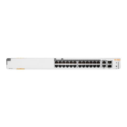 HPE Networking Instant On 1960 24G 20p Class4 4p Class6 PoE 2XGT 2SFP+ 370W Switch - switch - 24 portar - Administrerad - rackmonterbar