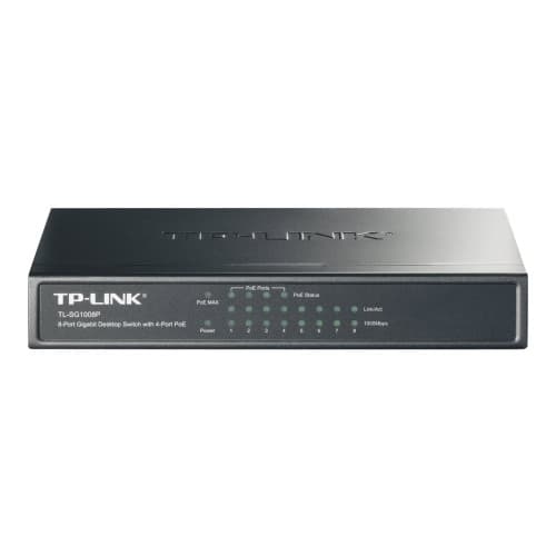 TP-Link TL-SG1008P - switch - 8 portar - ohanterad
