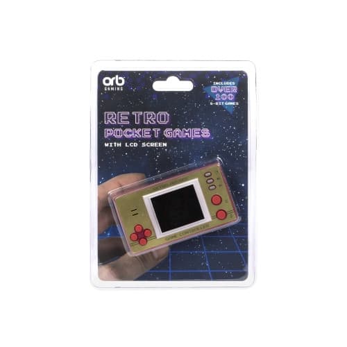 Thumbs Up Retro Pocket Games with LCD screen - 150 inbyggda spel - elektroniskt spel till handdator