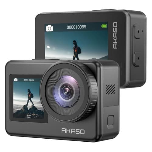Akaso - Brave 7 Dual Monitor Action Camera - 4K/30fps - IPX8 Waterproof