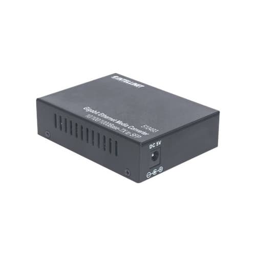 Intellinet Gigabit Ethernet to SFP Media Converter, 10/100/1000Base-Tx to SFP slot, empty - fibermediekonverterare - 10Mb LAN, 100Mb LAN, 1GbE