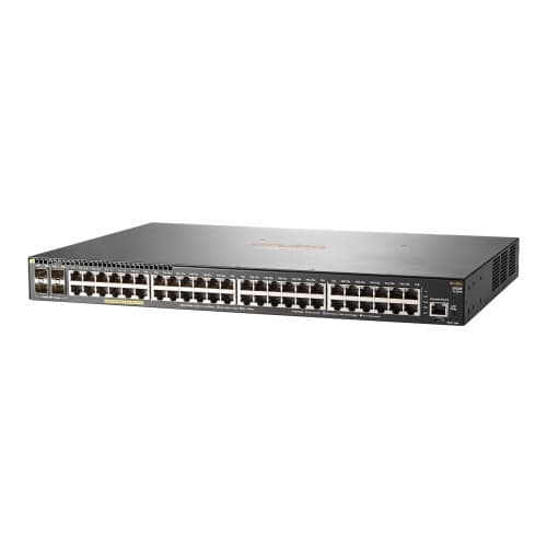 HPE Aruba 2930F 48G PoE+ 4SFP+ - switch - 48 portar - Administrerad - rackmonterbar