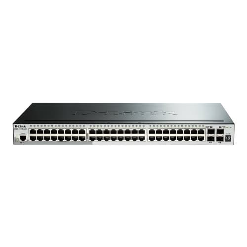 D-Link DGS 1510-52X - switch - 52 portar - smart - rackmonterbar Svart