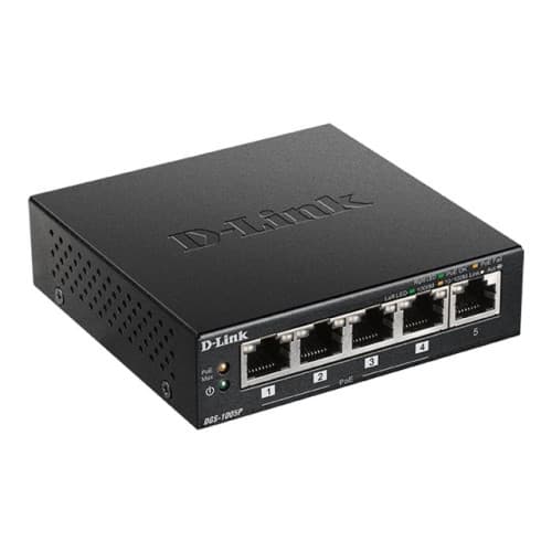 D-Link DGS 1005P - switch - 5 portar