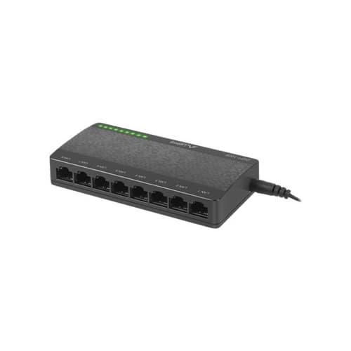 Lanberg DSP1-1008 - switch - 8 portar - ohanterad