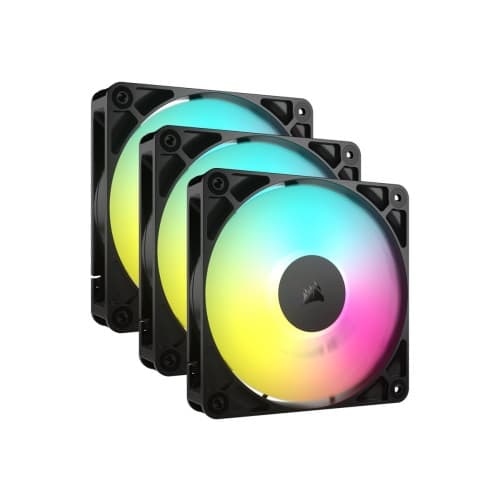 CORSAIR RS120 ARGB Triple Pack - lådfläkt Svart