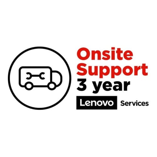 Lenovo Onsite Upgrade - utökat serviceavtal - 3 år - på platsen