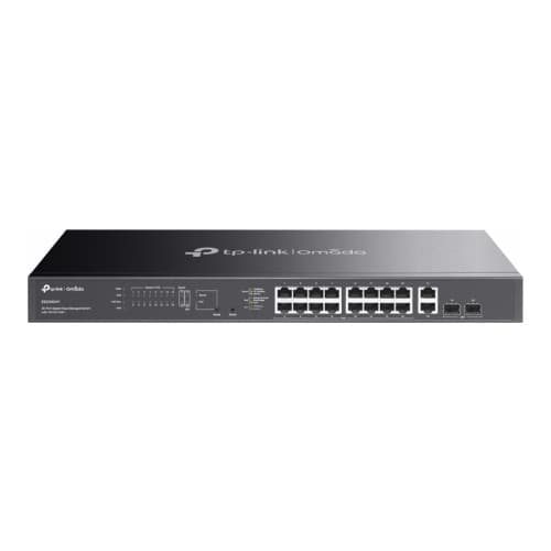 TP-Link Omada ES220GMP V1.6 - switch - 20 portar - Administrerad - rackmonterbar