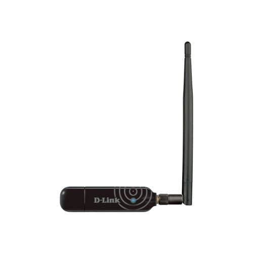 D-Link DWA-137 - nätverksadapter - USB 2.0 Svart