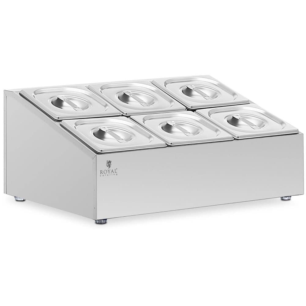 Royal Catering GN-uppsatshylla - 2 x 3 GN 1/6 - 11,4 l - Royal Catering