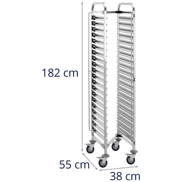 Royal Catering Brickvagn - 20 GN 1/1 eller 30 GN 1/3 platser - Royal Catering
