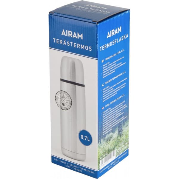 Airam ståltermos 0,7 L