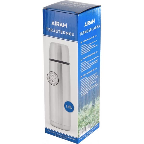 Airam ståltermokande 1,0 l