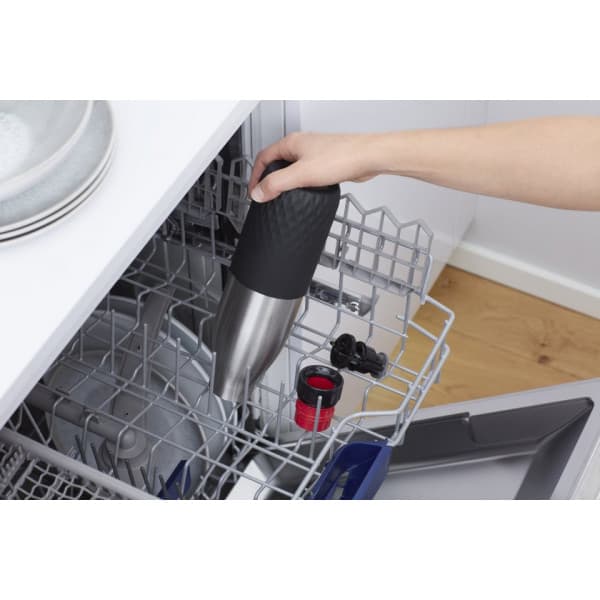 Tefal Bludrop Sleeve -dryckesflaska, 0,7 L, svart/stål