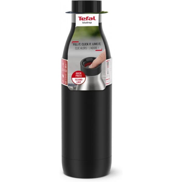 Tefal Bludrop Basic drikkedunk, 0,7 L, sort