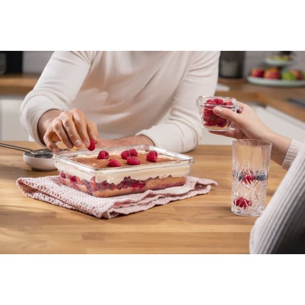 Tefal MasterSeal Glass -säilytysrasia, lasinen, 2 L