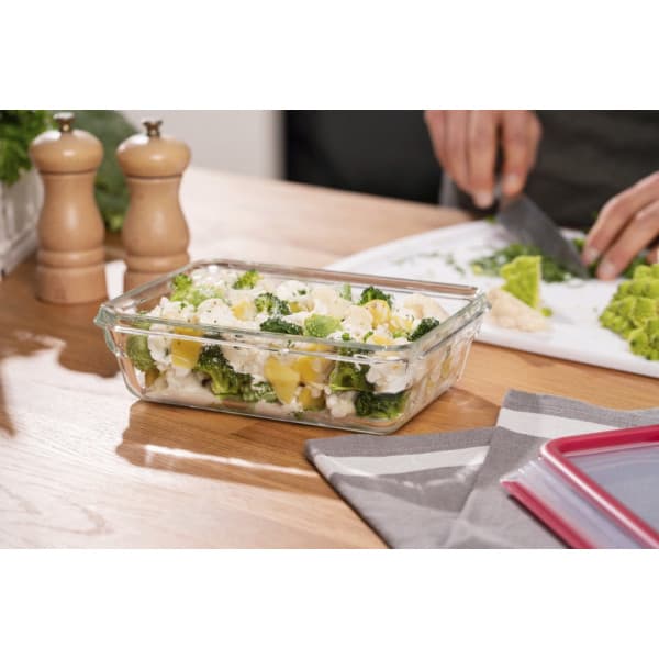 Tefal MasterSeal Glass -förvaringsbehållare, glas, 1,3 L
