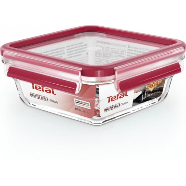 Tefal MasterSeal Glass -förvaringsburk, glas, 0,8 L