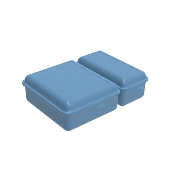 Rotho Twin Madkasse 1,05+0,55L Horizon Blue