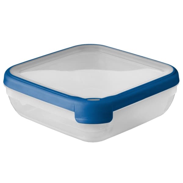 Curver Grand Chef Square -säilytysastia 1,6L läpinäkyvä/tummansininen