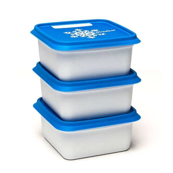 DBP Alaska pakastelaatikot 500 ml 3 kpl sininen/valkoinen