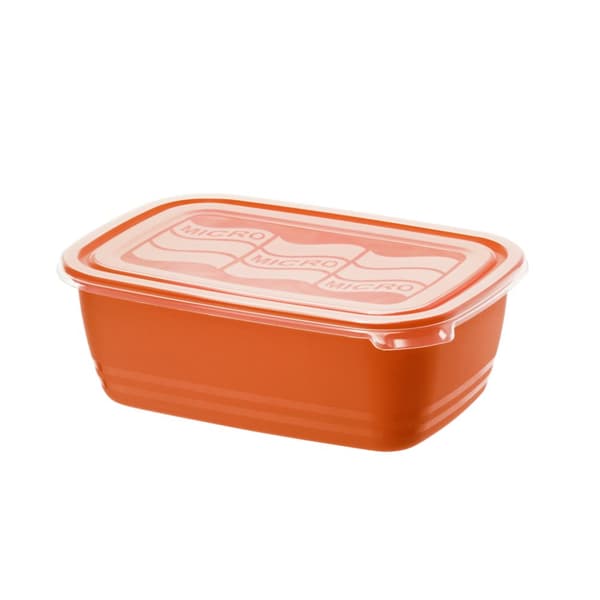 Rotho ECO Mikrovågslåda 1,9L Papaya Röd