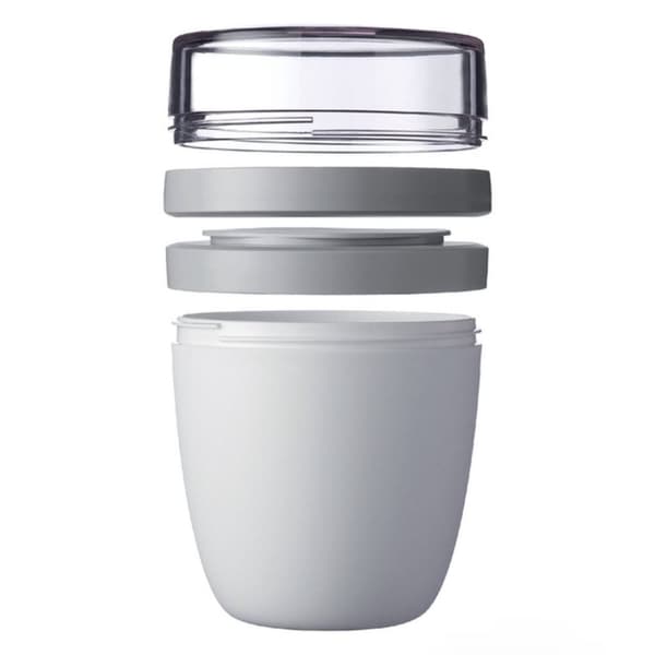 Mepal Ellipse frokostgryde 500+200 ml Nordic White