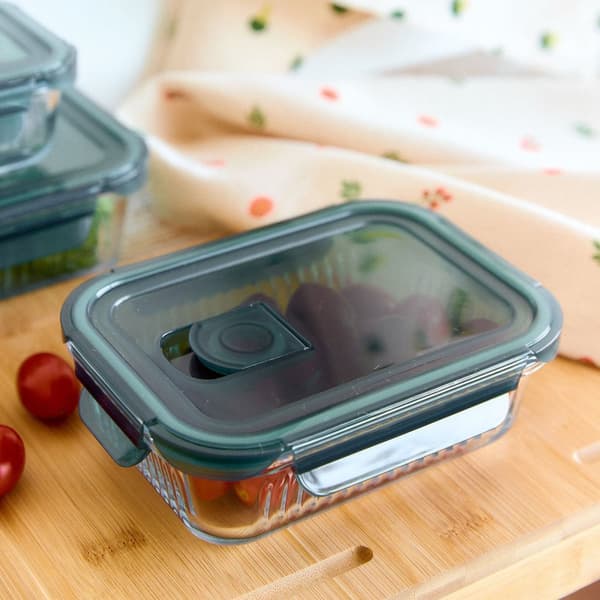 Container | REMMY | rektangulært glas M | 0,64 l | 891163