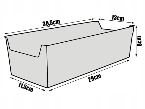 Kryddförvaring 5 fack 30x13x8 cm