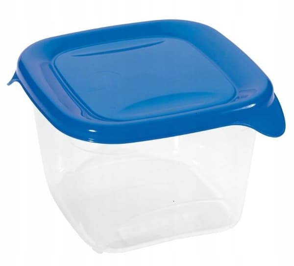 Plastmatbehållare 0,45 l med lock
