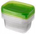 Miniatyrbild 9 av 9: Set med 21 plastbehållare för matförvaring