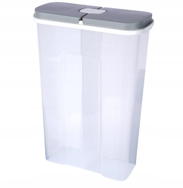 Behållare för lösa produkter med dispenser 3,5 l 2 kammare